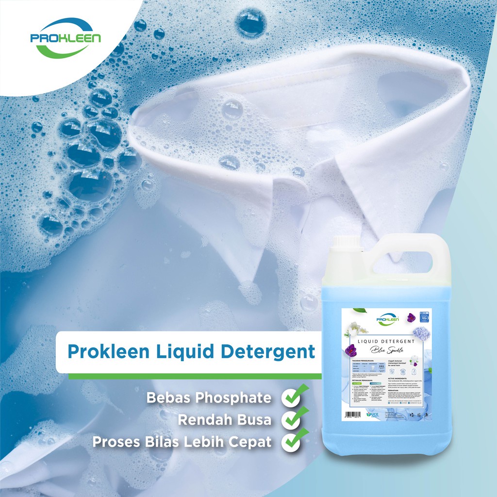 PROKLEEN Deterjen cair Laundry (Liquid Detergent) 1 Liter konsentrat