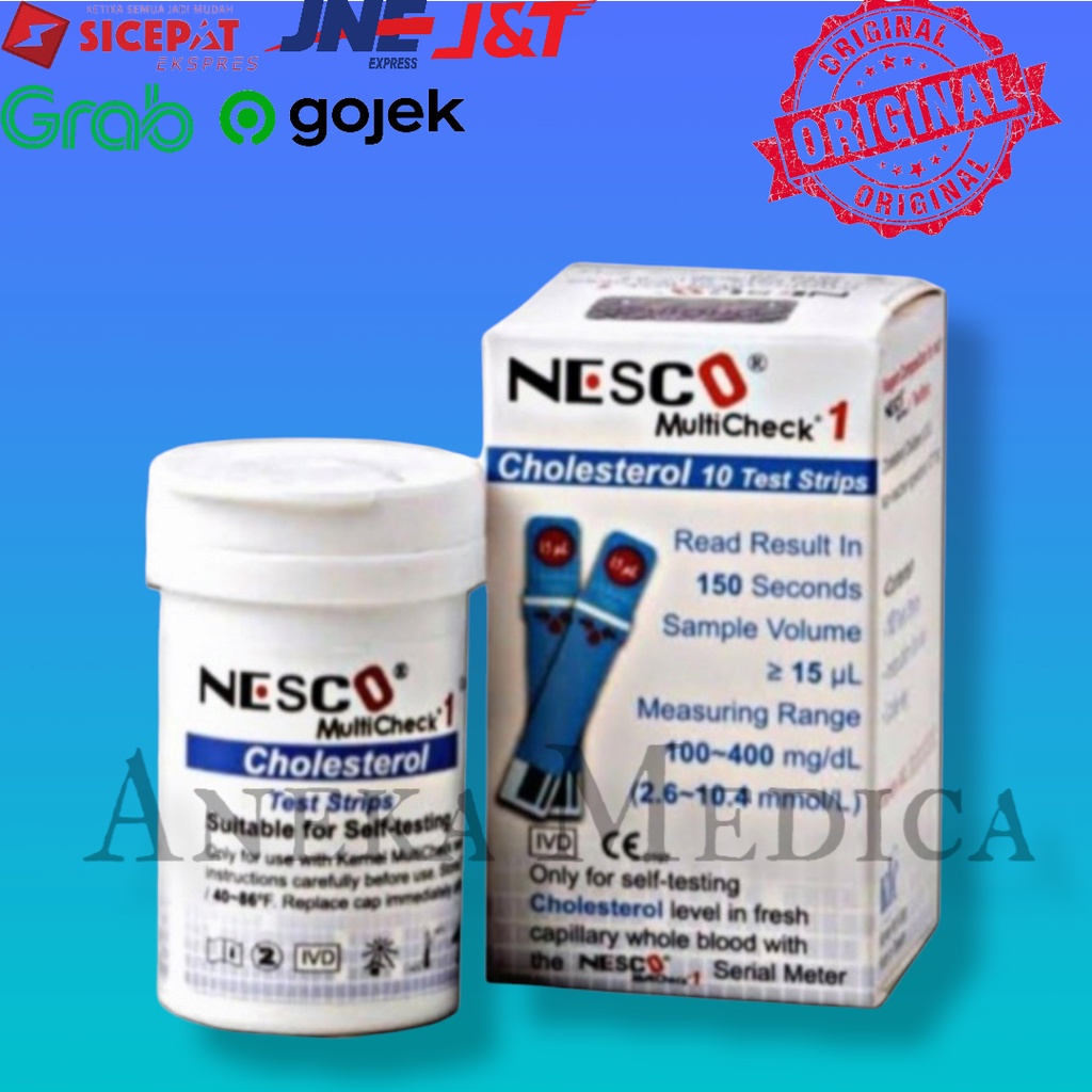 Strip Cholesterol / Kolesterol Nesco isi 10