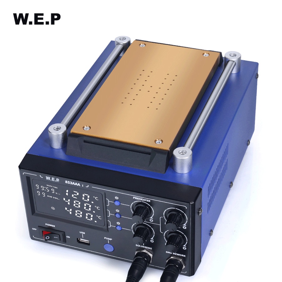 WEP 853AAA I 3-in-1 Screen Separator Soldering Station &amp; Blower Uap