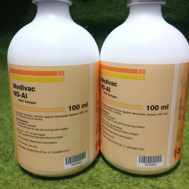 Vaksin pencegah flu burung / medivac nd ai / pencegah aratan