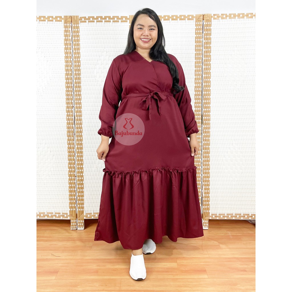 GAMIS JUMBO BIG SIZE POLOS WANITA XXXL BAJUBUNDA ZOYA