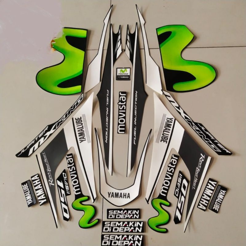 striping lis stiker standar ori jupiter mx king Movistar 2015 hitam stiker ori mx king 2015 striping