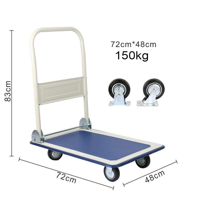 Troli Lipat 150kg Trolli Besi Trolley Serbaguna Troly Barang SUNC TOOLS 20EN02 Biru Putih