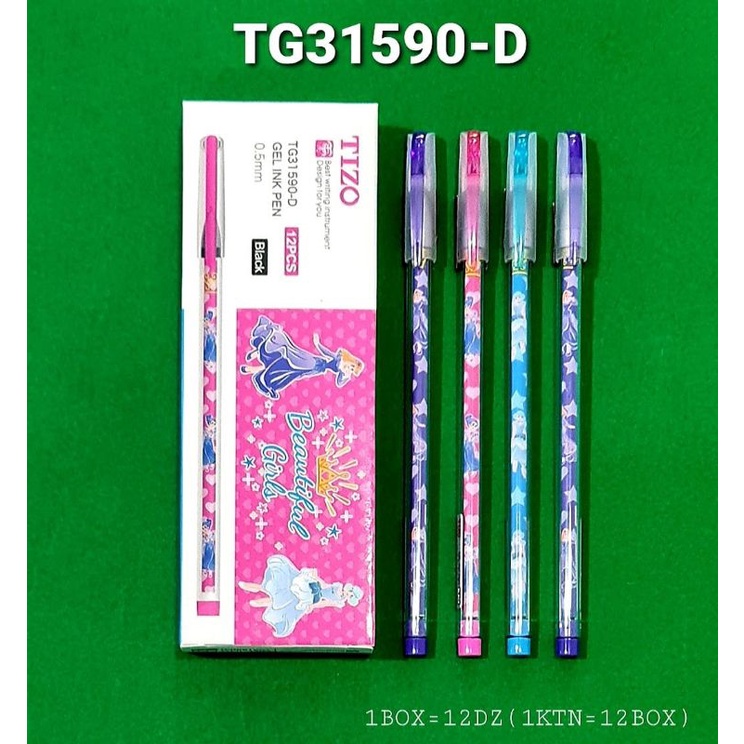 

(12PC)BOLPOIN GEL TIZO KARAKTER