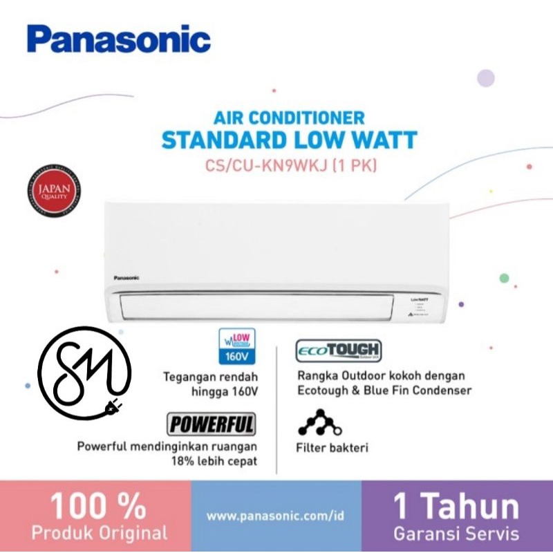 AC Panasonic 1 PK CS-KN9WKJ KN0 9WKJ Alowa Low watt