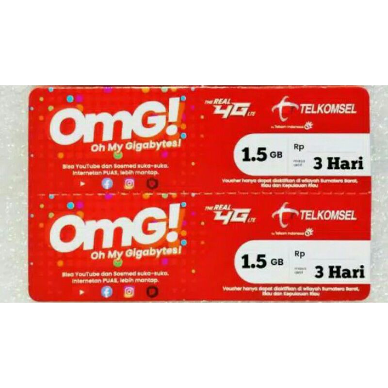 Voucher Telkomsel 1.5GB