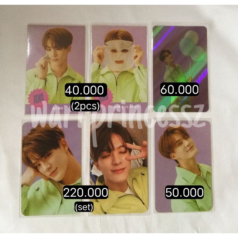 Jeno SG2021 YZY, Game Card, Ktown, Photopack