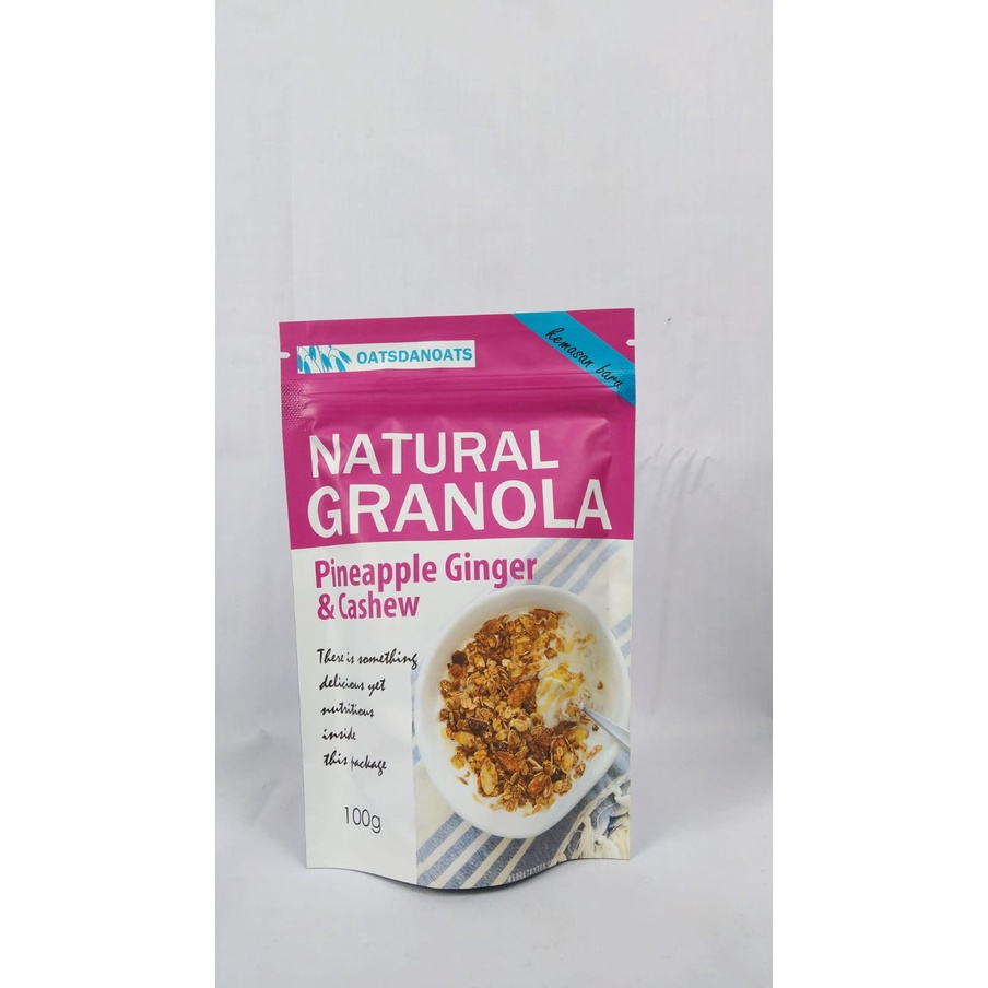 

OATSDANOATS - GRANOLA PINEAPPLE GINGER CASHEW 100GR