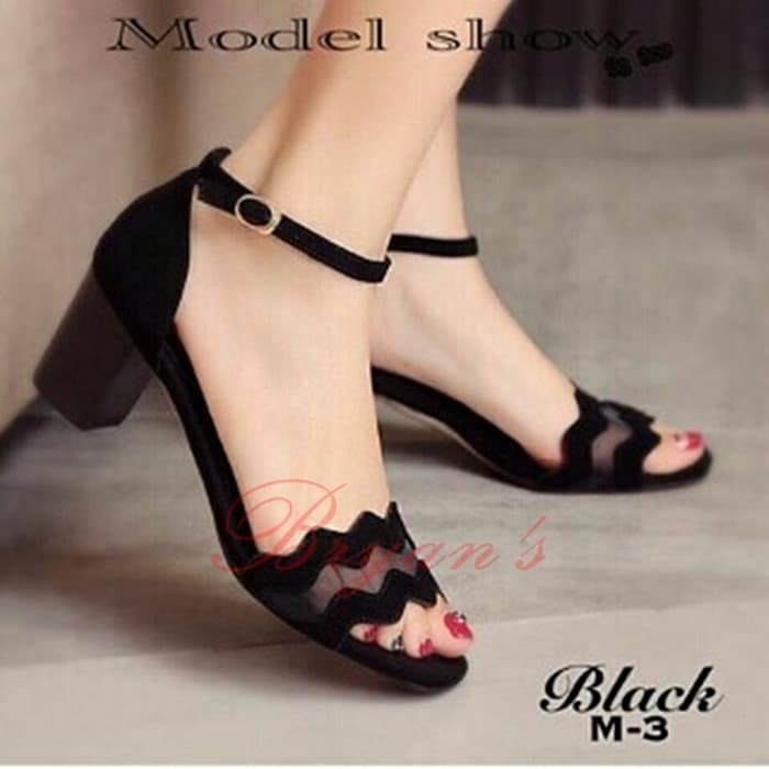 Sandal Heels Pesta Wanita Nobody Aa9811-A29 DD894 Heels Mika Annie Hak Kotak