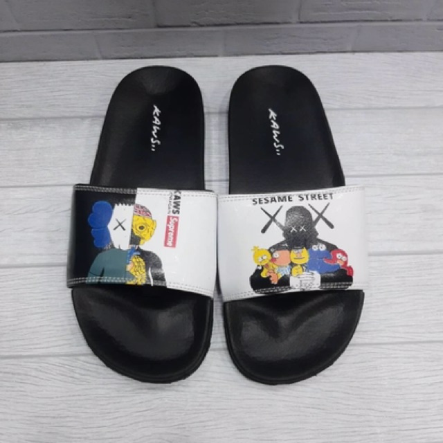 [BISA COD] Sendal Slip On KAWS Pria &amp; Wanita