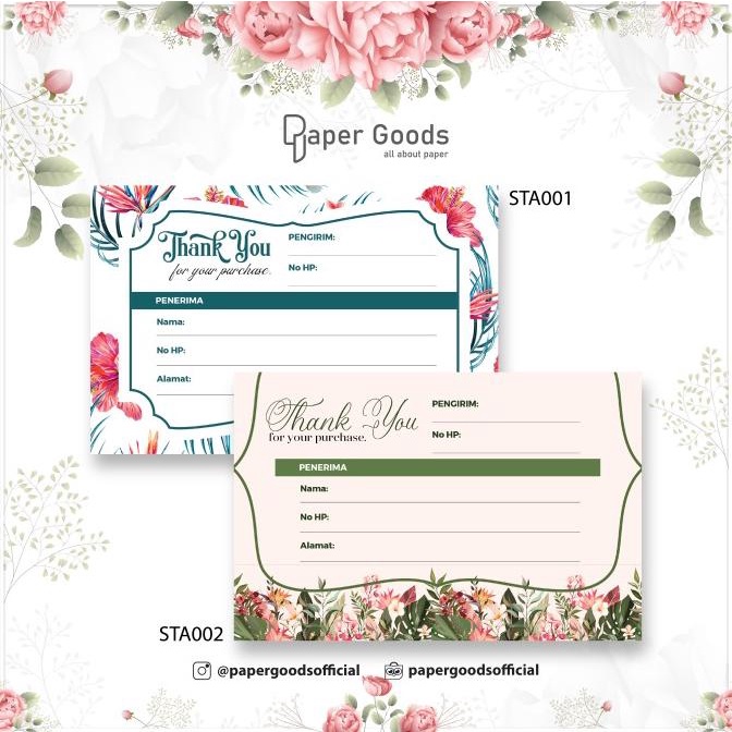 

(BISA COD) Sticker Pengiriman Sticker Alamat Sticker online shop GRATIS ONGKIR Kode 1227