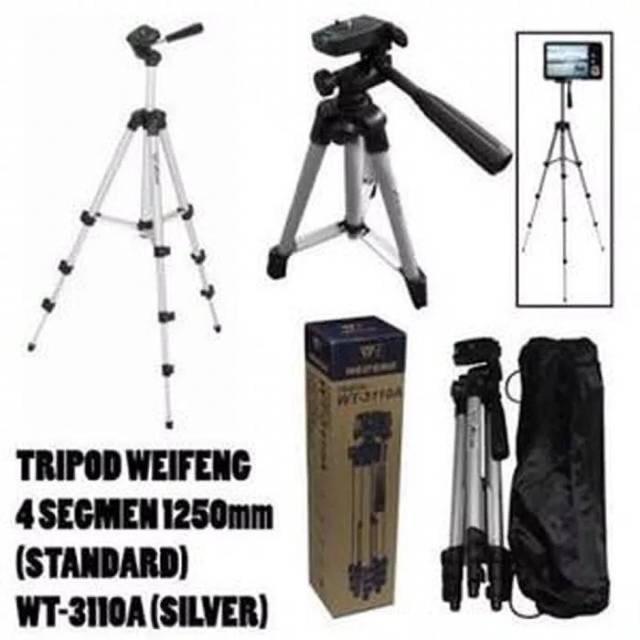 &lt; M.A &gt; TRIPOD HP WEIFENG 3110/3120 1METER + BONUS HOLDER U UNIVERSAL