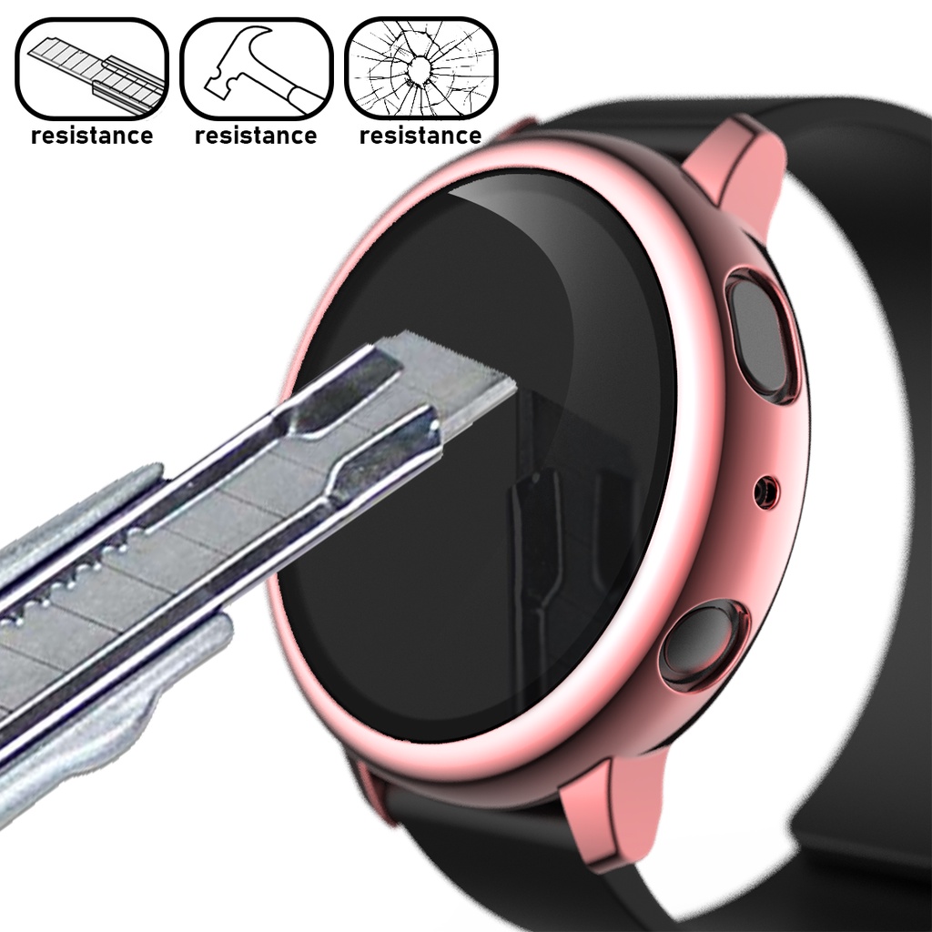 Casing Pelindung Samsung Galaxy watch active 2 44mm / 40mm Dengan Frame bumper