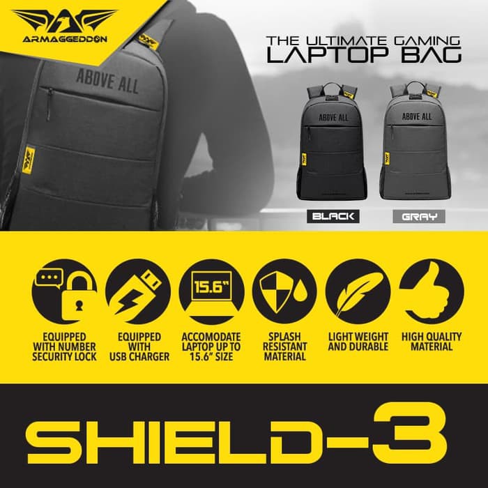 Tas Gaming Armageddon Shield 3 With USB Charging