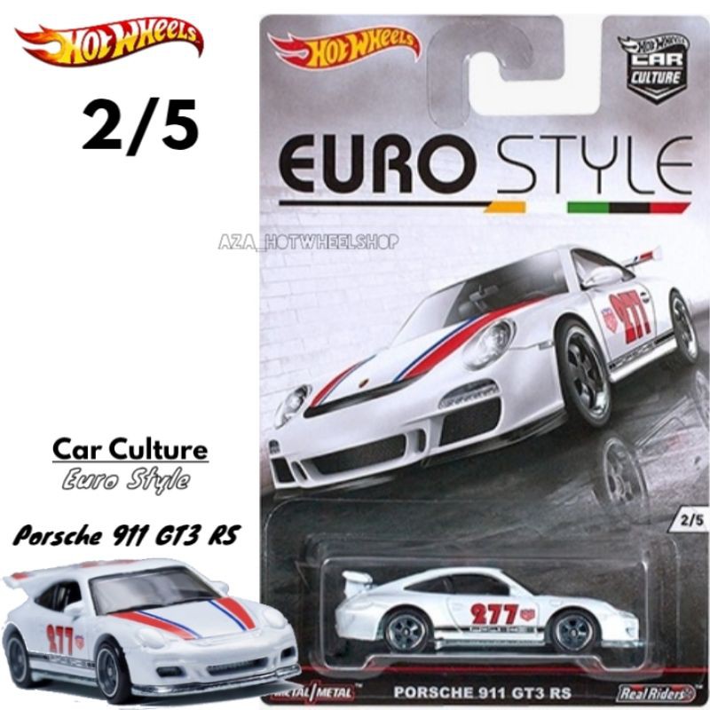 Hot Wheels Euro Style Porsche 911 GT3 RS HW Hotwheels Car Culture