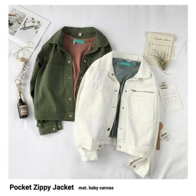 Jaket wanita pocket zippy casual,jaket distro.hodie wanita.jaket distro.jaket kanvas distro wanita