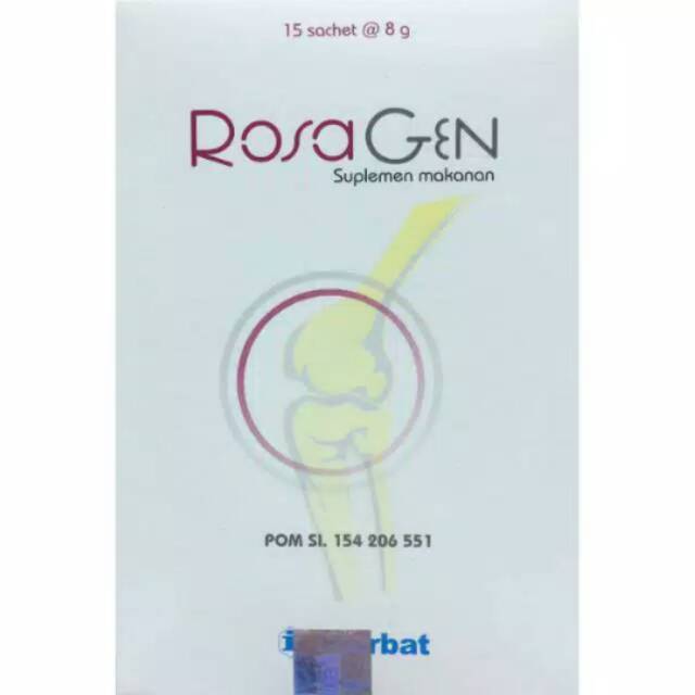 Rosagen dari Interbat per Box isi 15 Sachet Suplemen Vitamin Tulang Sendi