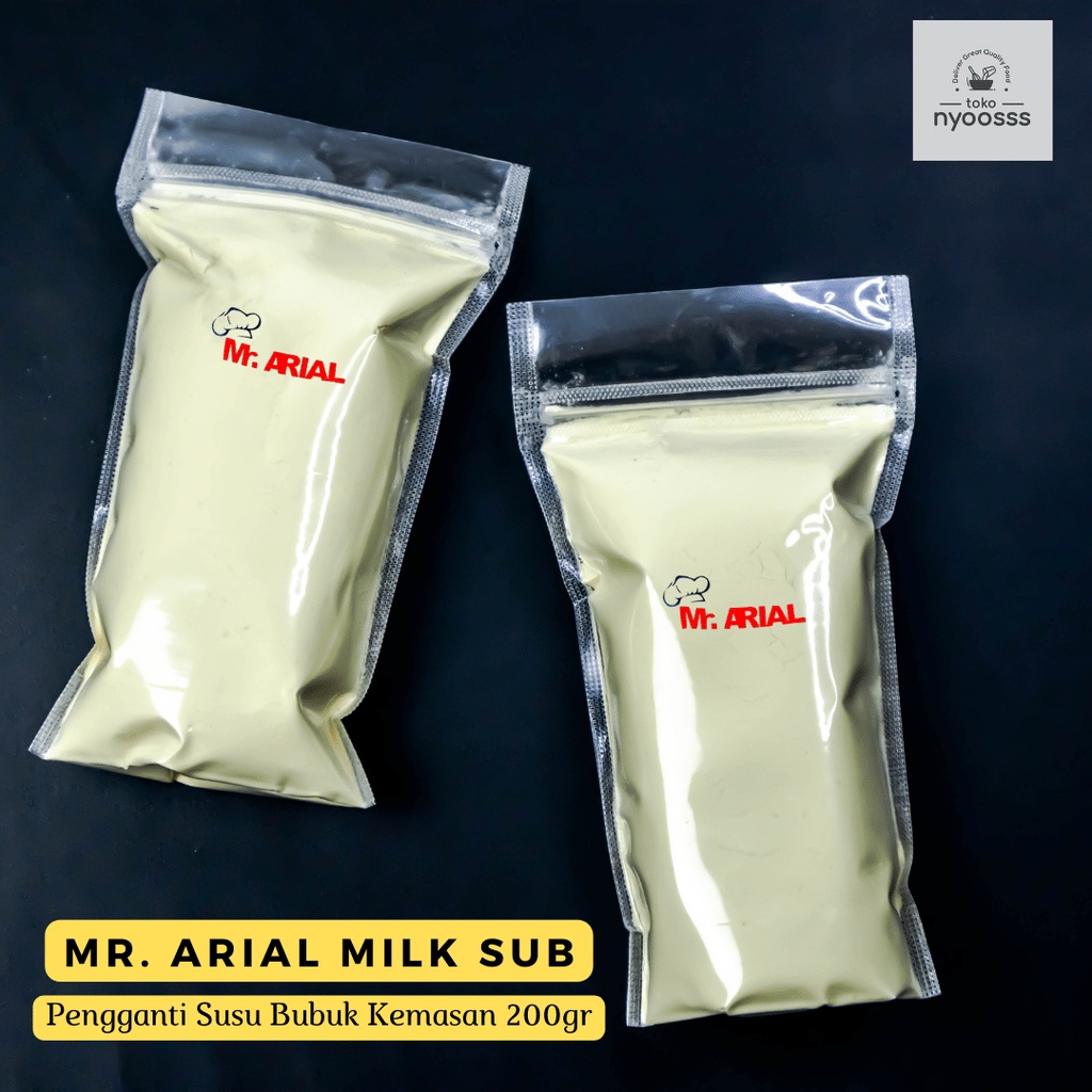 

Mr. Arial Pengganti Susu Bubuk 200gr / Susu Bubuk Subtitusi