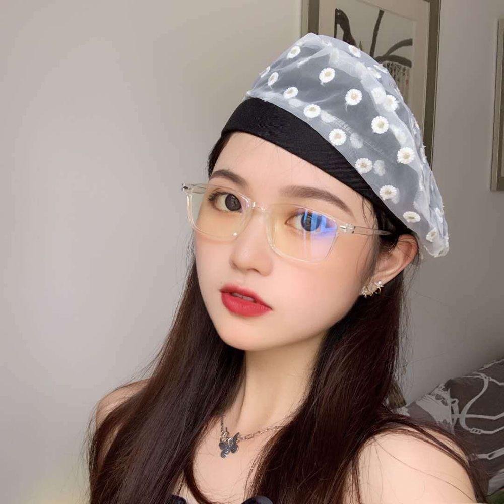 AUGUSTINA Kacamata Anti-Cahaya Biru Vintage Vision Care Perlindungan Anti Biru Bingkai Persegi Kecil Square Frame Eyewear