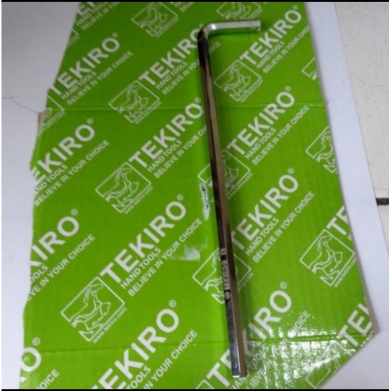 TEKIRO KUNCI L PANJANG 6 MM HEX KEY LONG SET 6 MM TEKIRO