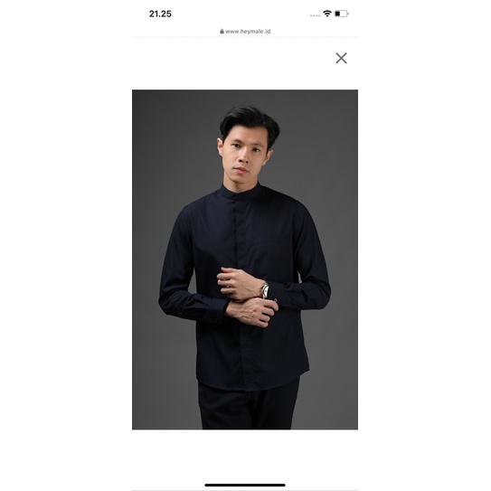 Argo Concealed Placket Long sleeve by heymale.id