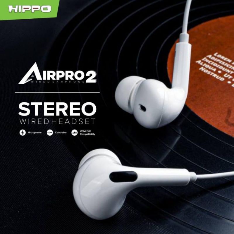 Airpro 2 Stereo Wiredheadset Mic Zoom Hippo