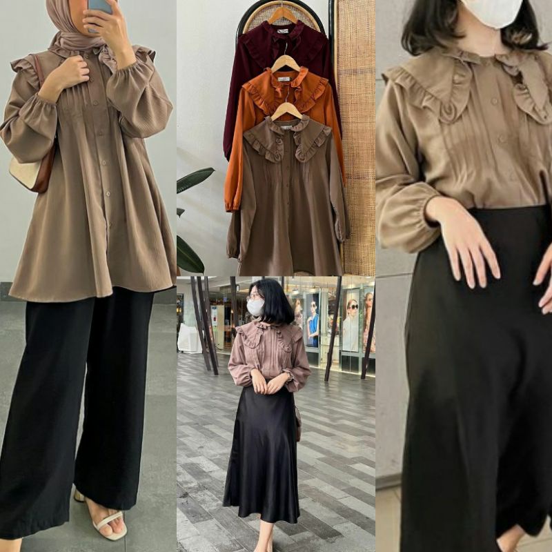 Brenda Blouse By Vlowy.id || Ready - Siap Kirim