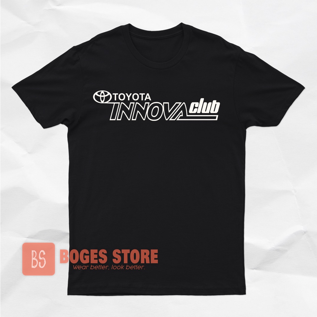 BOGES STORE - Kaos Distro Unisex Kaos Otomotif Toyota Kijang Innova Club