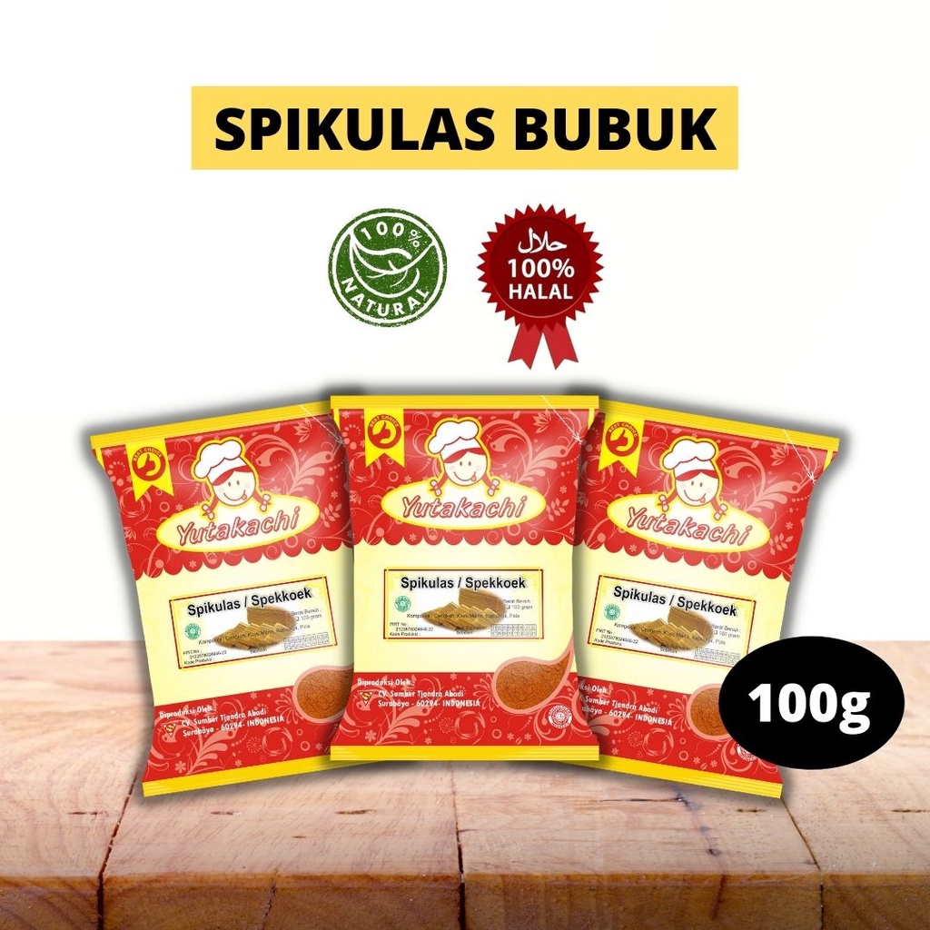 

Spikulas 100 Gram Yutakachi / Spekkoek Spikuk Spekoek Spikoe Spekulas Speculaas Spekuk