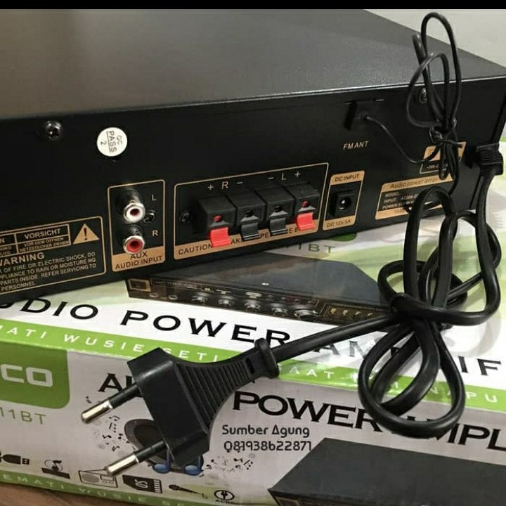 0COD Amplifier Bluetooth Karaoke Fleco SC 111 BT - Amplifier SC 111 BT - Amplifier Original