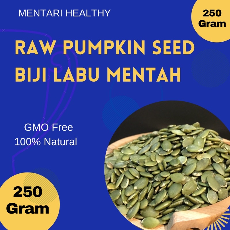 Pumpkin Seed Raw 250Gram / Biji Labu Mentah 250gram