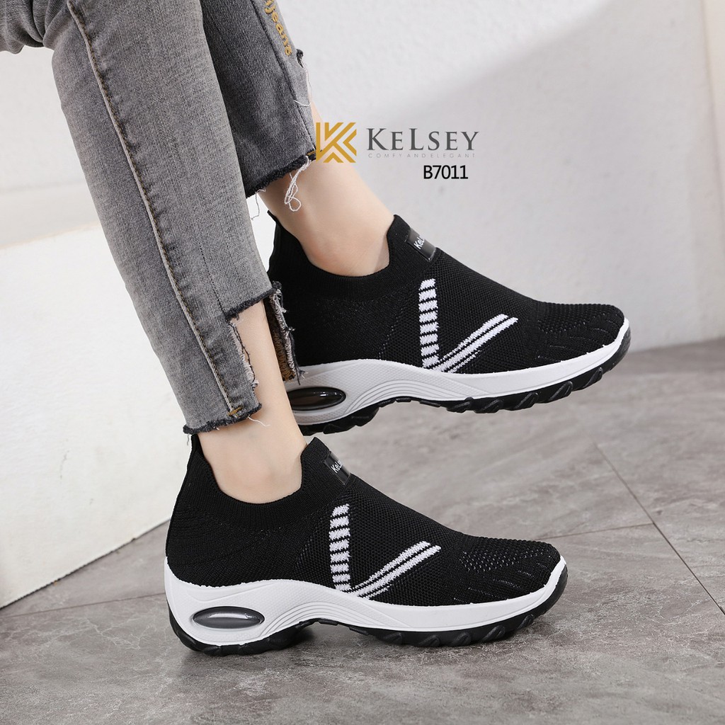 Kelsey Sepatu Sneakers Wanita Kelsey / Sepatu Kerja Anak Remaja Hingga Dewasa B7011