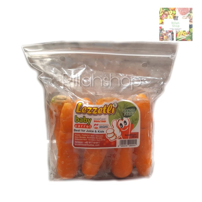 

Sayur/buah Wortel Baby Pack 500 Gram