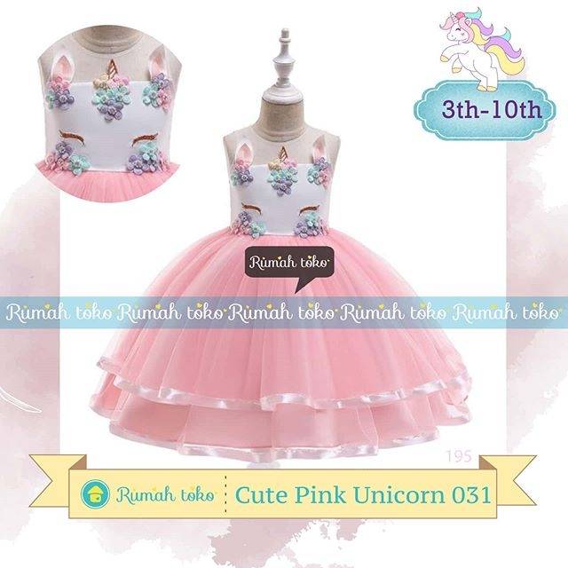 pink unicorn dress