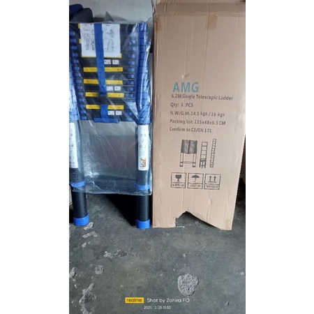 tangga 6,2M Singgle Telescopic AMG