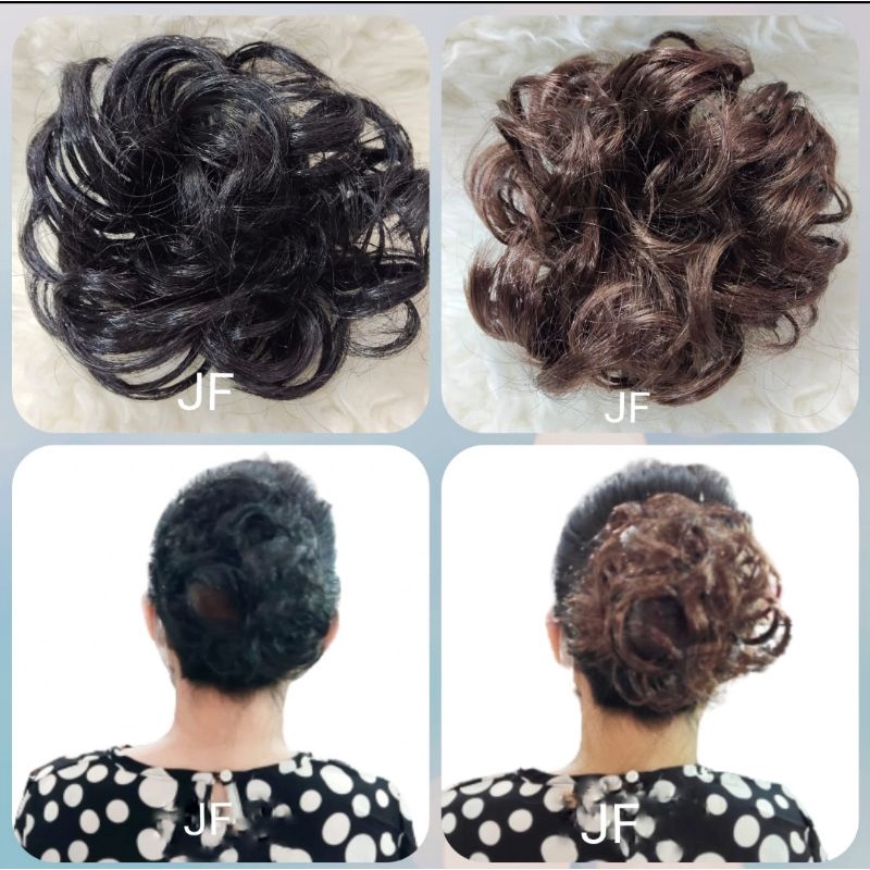 Ikat Rambut Buat Sanggul Rambut Instan Dan Penambah volume rambut