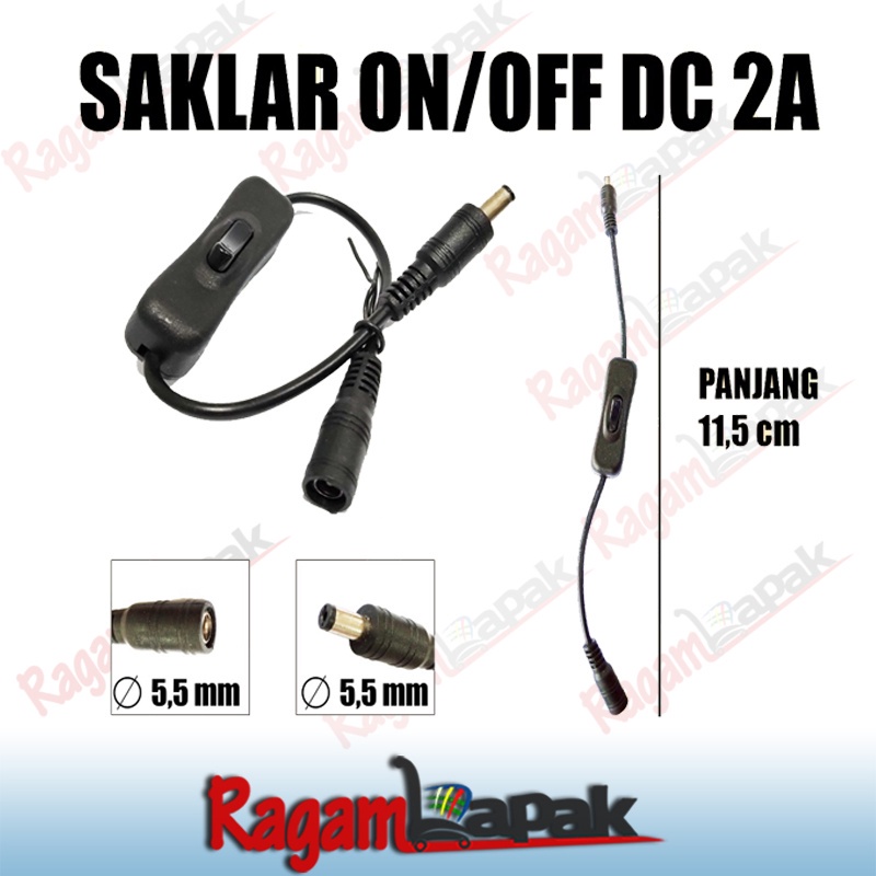 SAKLAR ON OFF DC 2A