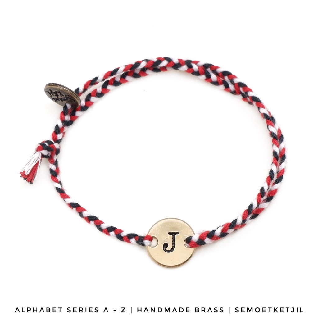 

Semoet Ketjil Gelang Boho Huruf Tridatu A - M Dual Bohemian Reguler