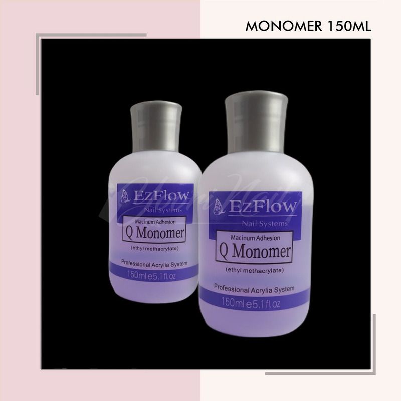 Monomer 150ml cairan acrylic liquid 3d nails campuran akrilik powder