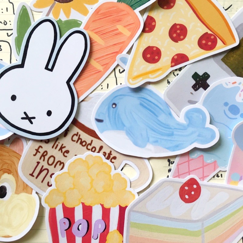 

STIKER AESTHETIC ANTI AIR // Sticker Aesthetic Waterproof // Dekorasi Diary Hp Laptop Scrapbook Buku Sekolah DIY Lucu Kawaii // COD [Harga 1 pcs]