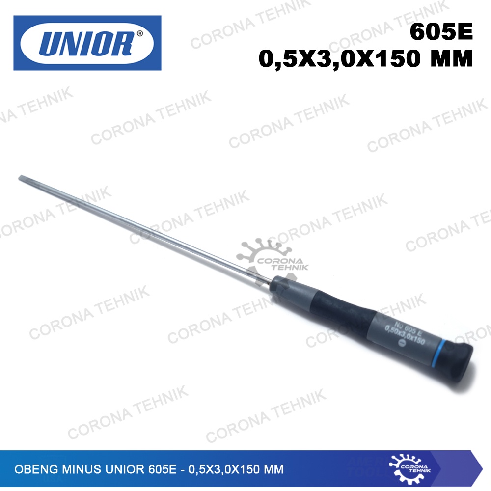 UNIOR 605CR - Sale - Obeng Minus - 0,8x4,0x150 mm