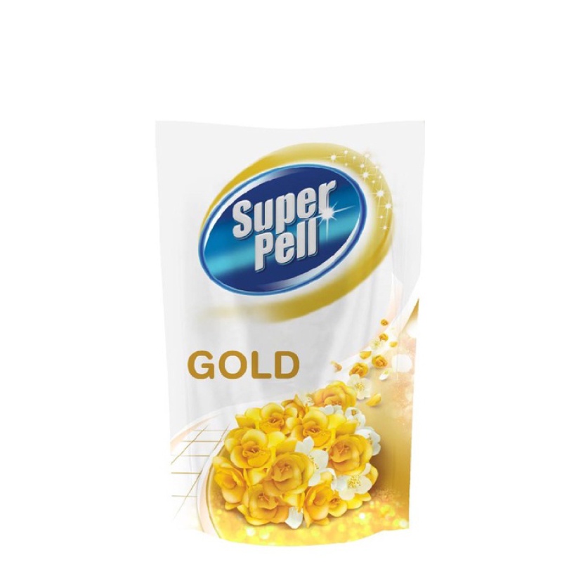 Super Pell Pembersih Lantai Gold Pouch 770 mL