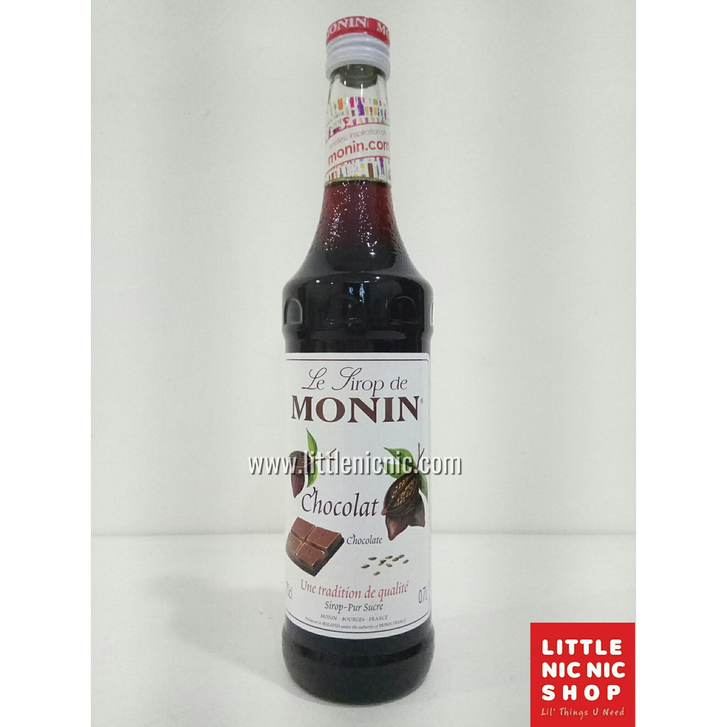 

Monin Chocolate flavoured syrup 70 CL (700ml) sirup rasa coklat minuman café