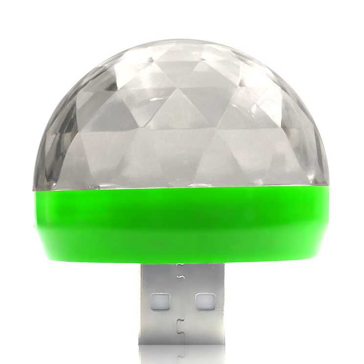 IDN TECH - Magic Ball Lampu LED RGB USB Atmospere DJ Light Sound Control