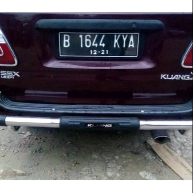 Rearguard footstep besi stanlist tanduk pengaman belakang kijang kapsul lgx lx ssx krista all tipe