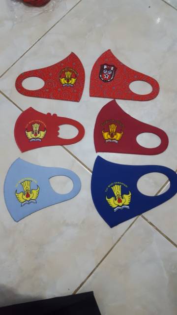 Masker SD SMP SMA masker scuba sekolah