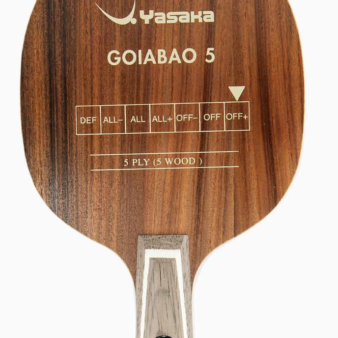 Baru Yasaka Goiabao 5 / Rosewood 5 - Bat Bet Blade Kayu Tenis Meja Pingpong - Classic St