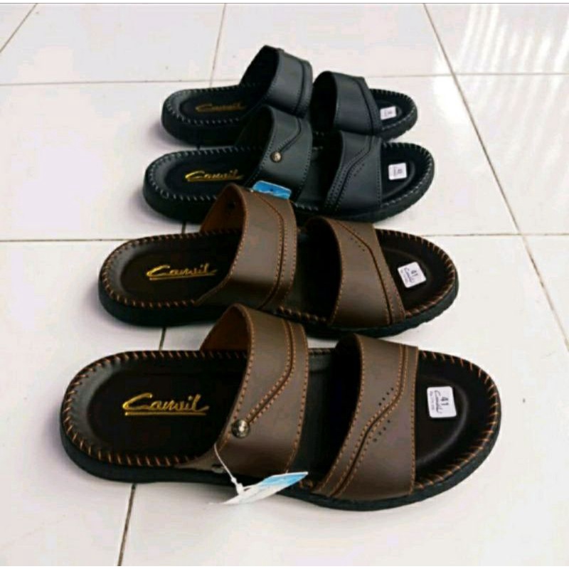 Sandal Kulit Pria Sandal Canvil Sandal Kualitas Premium