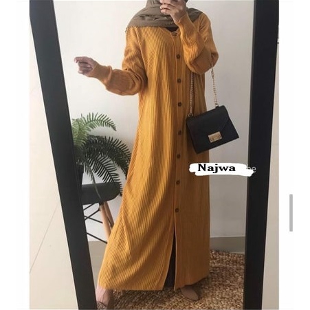 ZAHRA - Cardigan Wanita Rajut Halus NAJWA LONG CARDIGAN