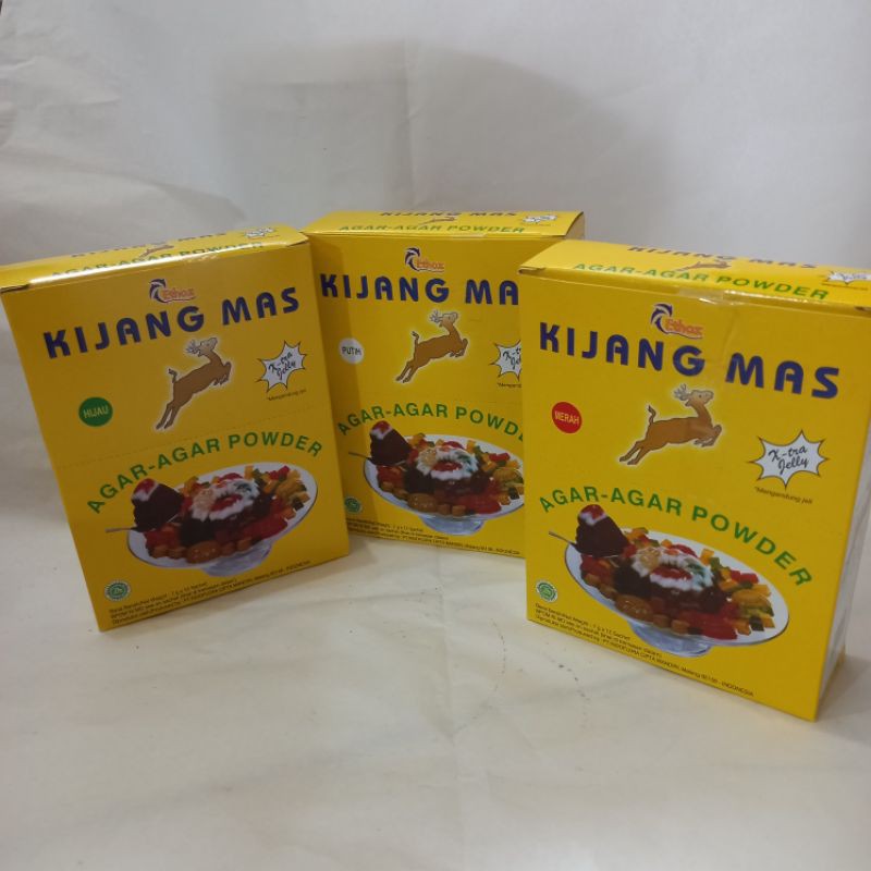 

Agar agar kijang/isi 12 saset kotak